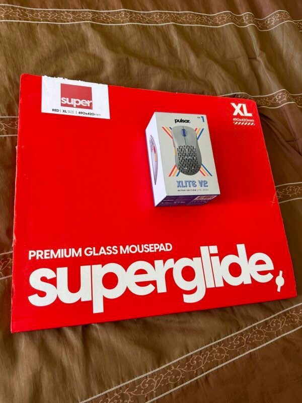 SuperGlid Premium XL Glass Mousepad