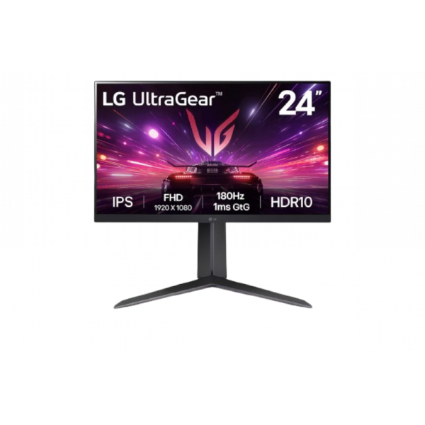 LG UltraGear 24” 1920x1080p Full HD IPS Gaming Monitor 180Hz 1ms